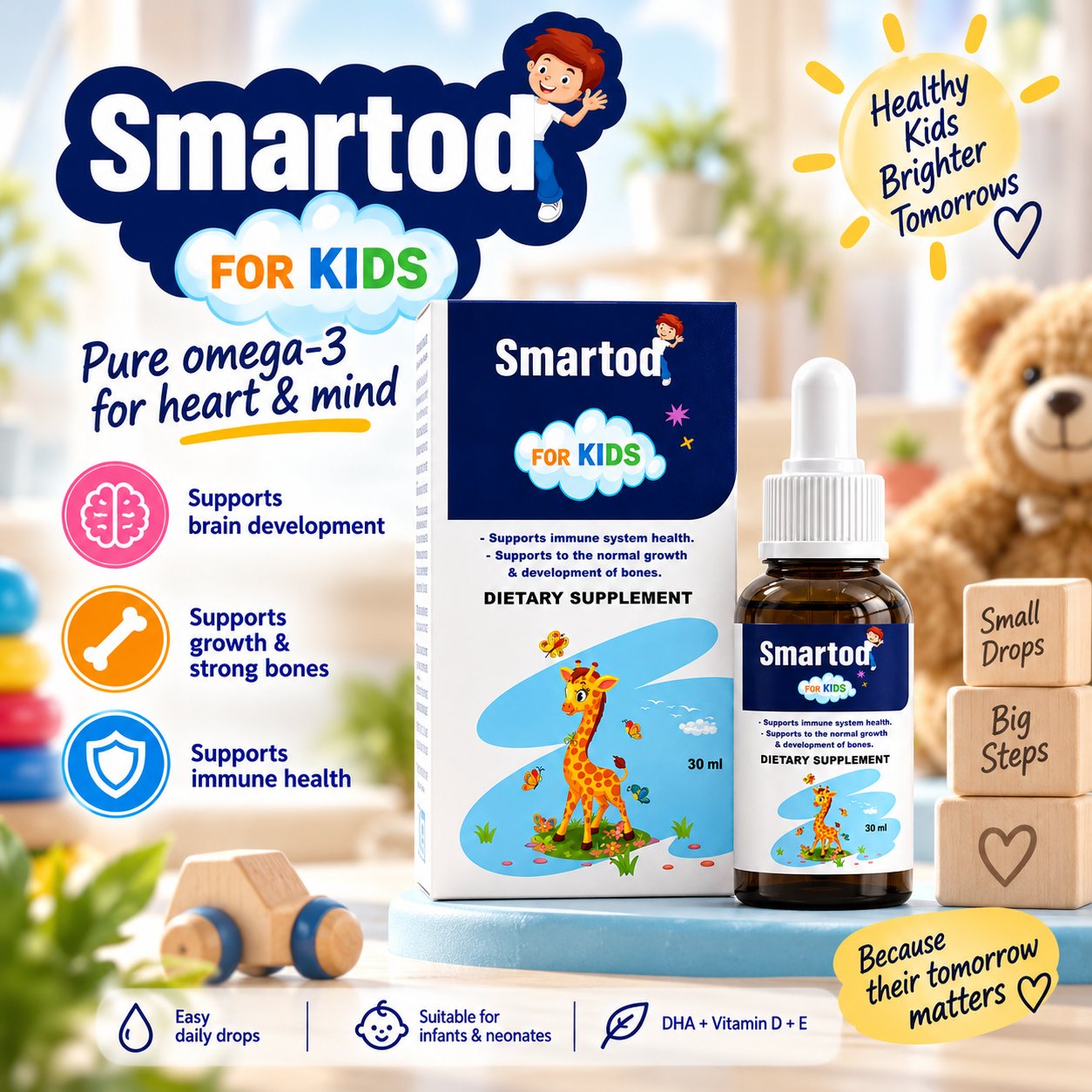 Smartod for kids omega-3 drops