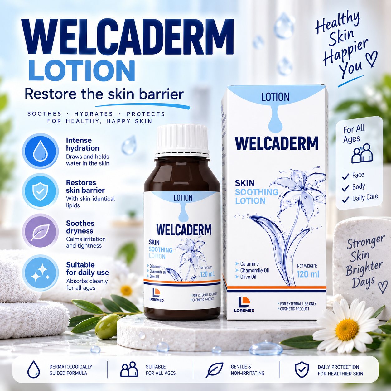 Welcaderm skin soothing lotion